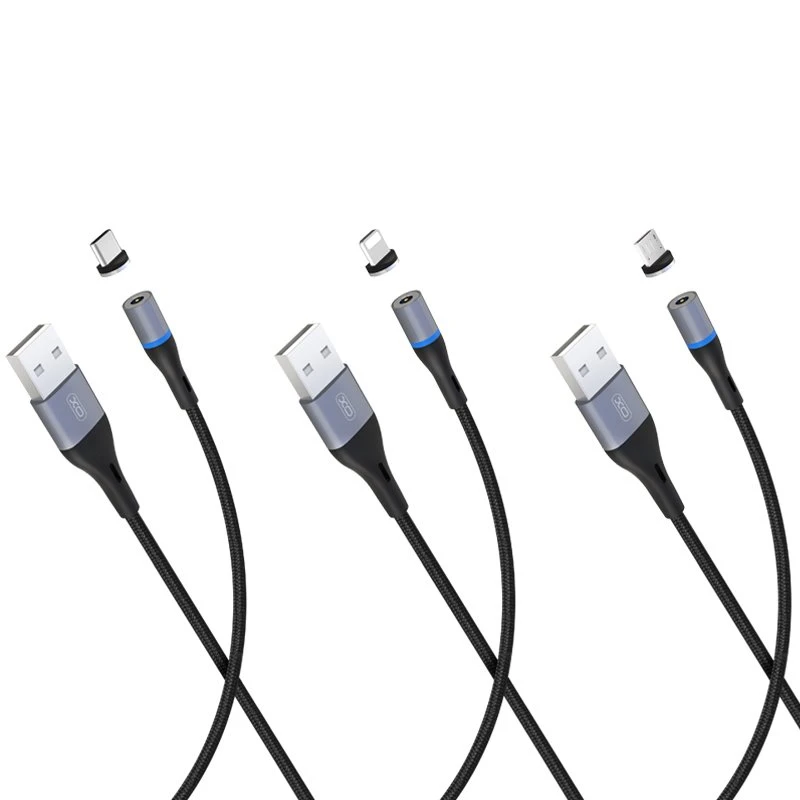 Kabel USB Magnetik 2.4A Fpr Jenis Mikro C dan Kilat