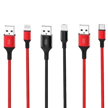 Kabel Data Pengecas USB yang Diikat untuk iPhone